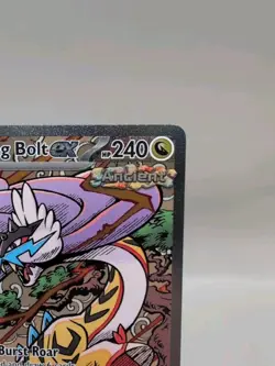 Pokemon TCG Raging Bolt EX Prismatic Evolutions Holo Card 166/131 - Image 3