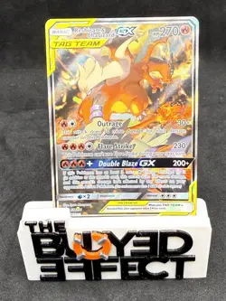 Pokemon Reshiram & Charizard GX TAG TEAM Promo Holo Card SM201 Sm English - Image 1