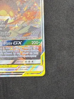 Pokemon Reshiram & Charizard GX TAG TEAM Promo Holo Card SM201 Sm English - Image 5
