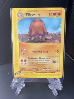 Pokemon Piloswine 43/144 Skyridge Regular Uncommon Card 2003 English TCG - Image 1