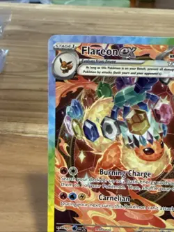 Pokemon TCG Flareon EX Prismatic Evolutions Card 146/131 Sir Illustration Rare - Image 4