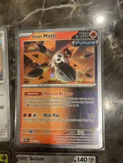 Pokemon TCG Cosmos Holo Rare Card Lot Of 4 Archaludon, Iron Moth, Scizor, - Image 2