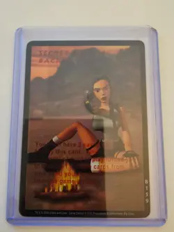 Tomb Raider CCG B159 - Secret Move 9: Backup Plan - Big Guns Ultra Rare Card - Image 1