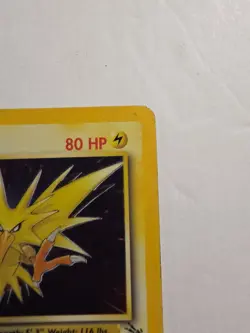 Pokemon TCG Zapdos Holo Rare Card 15/62 Fossil Base Set, Vintage 1999 LP WOTC - Image 4