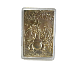 Pokemon 23K Gold Plated Charizard Burger King Trading Card 1999 - Image 1