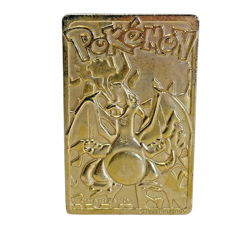 Pokemon 23K Gold Plated Charizard Burger King Trading Card 1999 - Image 2