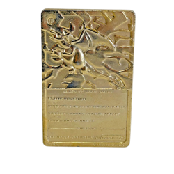 Pokemon 23K Gold Plated Charizard Burger King Trading Card 1999 - Image 3