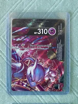 Pokemon TCG SWSH Mewtwo V-UNION Full Set Of 4 Black Star Promo Cards - Image 3