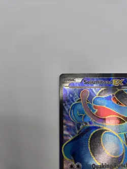 Pokemon TCG Seismitoad EX 106/111 Furious Fists XY Full Art Ultra Rare Card - Image 2