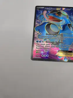 Pokemon TCG Seismitoad EX 106/111 Furious Fists XY Full Art Ultra Rare Card - Image 3