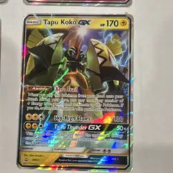 Pokemon GX Holo Card Lot Sun & Moon Promo Tapu Koko Salazzle Primarina Raichu T… - Image 2