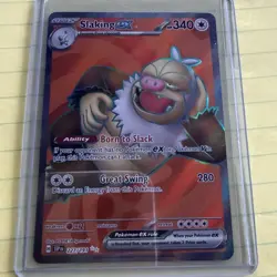 Slaking EX 227/191 Surging Sparks Ultra Rare Holo Card Mint Condition - Image 1