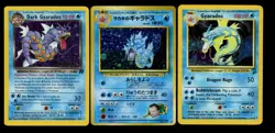 Dark Gyarados 8/82 Team Rocket Gym Base 2000 Holo Vintage Pokemon Card Lot WOTC - Image 1