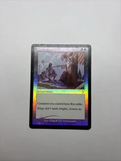 MTG Knighthood- 7th Edition- Uncommon- FOIL- MP - Image 1