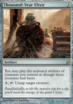 [1x] Thousand-Year Elixir Slight Play, English Lorwyn MTG Magic - Image 1