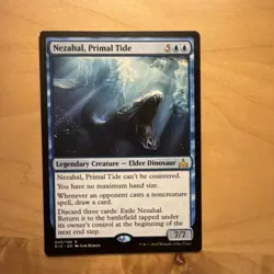 Magic: The Gathering Nezahal, Primal Tide Rivals of Ixalan 045/196 Rare - Image 1