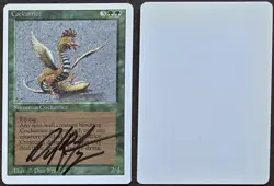 Signed MtG Magic Dan Frazier Artist Proof _ Revised _ COCKATRICE _ VHTF 1/100! - Image 2