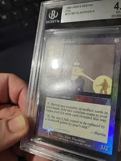 Metalworker - Foil Magic mtg Urza's Destiny Beckett Graded BGS VG/EX+ 4.5 - Image 5