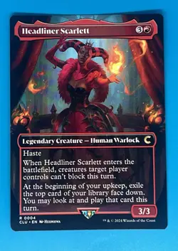 Headliner Scarlett (Borderless) Ravnica: Clue Edition Regular - Image 1