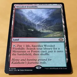 MTG- Modern Horizons 3 - Wooded Foothills Rare Non Foil #236 NMT-MT (Pack Fresh) - Image 1