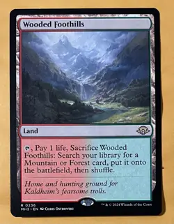 MTG- Modern Horizons 3 - Wooded Foothills Rare Non Foil #236 NMT-MT (Pack Fresh) - Image 2