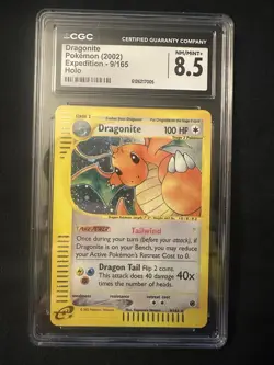 Pokemon Dragonite Expedition Holo Rare #9 CGC 8.5 - FRESH SLAB - Image 3