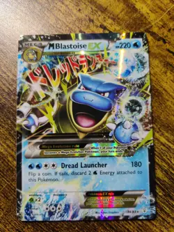 Pokemon TCG M Blastoise EX Holo Ultra Rare Card 18/83 XY Generations - Image 1