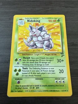 Nidoking 11/130 Holo - Base Set 2 - Pokemon TCG - Image 1