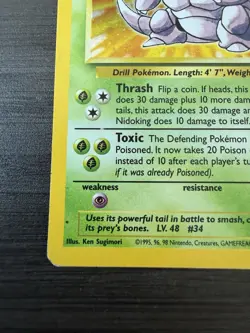 Nidoking 11/130 Holo - Base Set 2 - Pokemon TCG - Image 4