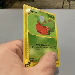 2002 Pokemon Hoppip #112 Glossy Hole Punched Demo Expedition Base Set - Image 3