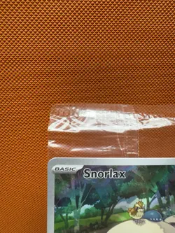 SEALED Pokemon Snorlax SVP 051 Scarlet & Violet 151 Holo Black Star Promo - Image 2
