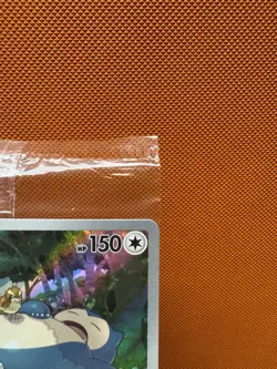 SEALED Pokemon Snorlax SVP 051 Scarlet & Violet 151 Holo Black Star Promo - Image 3