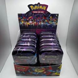 Factory Sealed Pokemon TCG: Mega Evolution Heroes Mini Tins Display (Set Of 10) - Image 1