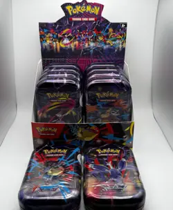 Factory Sealed Pokemon TCG: Mega Evolution Heroes Mini Tins Display (Set Of 10) - Image 2