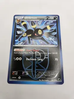 Pokemon TCG Umbreon Team Plasma Freeze Card 64/116 Regular Exclusive - Image 1