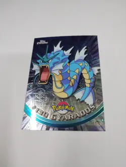 MINT NEW 2000 Pokemon Game Topps Chrome Gyarados TV Rare Series 2 GEM 130 - Image 1