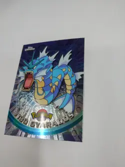 MINT NEW 2000 Pokemon Game Topps Chrome Gyarados TV Rare Series 2 GEM 130 - Image 2