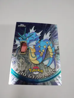 MINT NEW 2000 Pokemon Game Topps Chrome Gyarados TV Rare Series 2 GEM 130 - Image 3