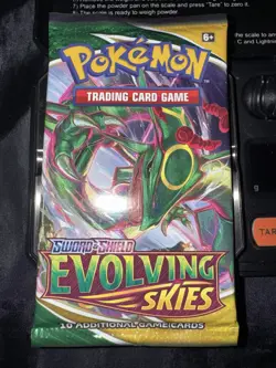 Very Heavy!!! 22.26g Pokemon EVOLVING SKIES 🔥🔥 Booster Pack Factory Sealed New - Image 3