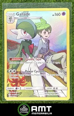 Gallade 2019 Pokemon Sun & Moon Cosmic Eclipse #244/236 Secret Rare - Image 1