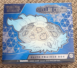 Pokemon Stellar Crown Elite Trainer Box (ETB) New Sealed - Image 1
