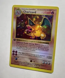 1st Edition Base Set Shadowless Charizard 4/102 CUSTOM REPLICA ART Pokemon MINT - Image 3