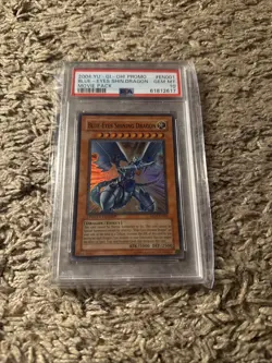 Blue-Eyes Shining Dragon MOV-EN001 Yu-Gi-Oh! The Dark Side of Dimensions PSA-10 - Image 1