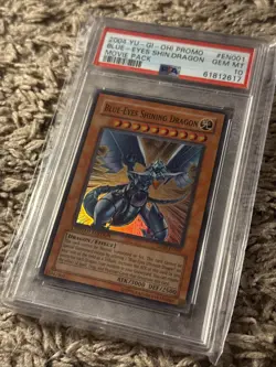 Blue-Eyes Shining Dragon MOV-EN001 Yu-Gi-Oh! The Dark Side of Dimensions PSA-10 - Image 3
