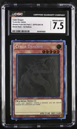 Cyber Dragon GFP2-EN178 1st Edition Yu-gi-oh! CGC 7.5 Near Mint+ *025 - Image 1