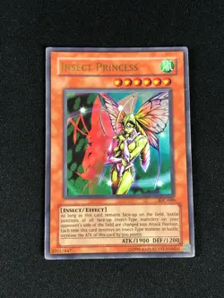 YUGIOH INSECT PRINCESS IOC-080 ULTRA PLAY/EDGEWARE - Image 1