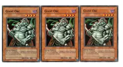 Yugioh- 3X Giant Orc - Common - Unlimited - MFC-012 - Moderate Play - Image 1