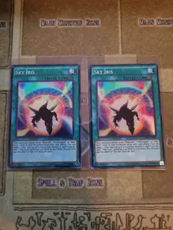 YUGIOH 2X SKY IRIS OP03-EN009 SUPER UNLIMITED ED NM - Image 1