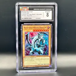 Yu-Gi-Oh Blue-Eyes White Dragon LCKC-EN001 - Graded CGC 8 - Image 1