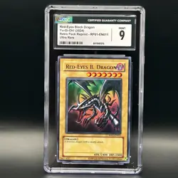 Yu-Gi-Oh Red-Eyes B. Dragon RP01-EN011 - Graded CGC 9 - Image 1